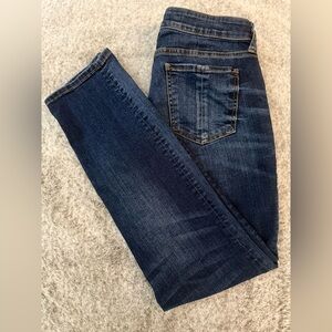 Kut From The Kloth Catherine Boyfriend Jeans Dark Wash Mid Rise - Size 8